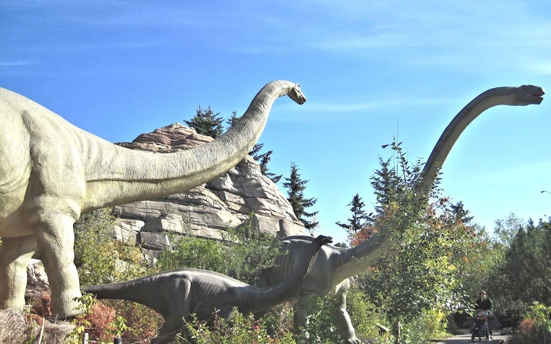 canada, no people, calgary alberta, 1080P, plant, sky, animal representation, animal themes, representation, dinosaur family, extinct, animal wildlife