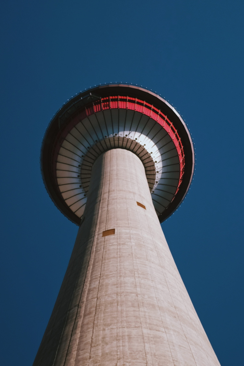 canada, seattle tower, nature, travel, blue, business, sky, calgary, built structure, 5K, calgary tower, tall building, day, seatle tower, outdoors, travel destinations