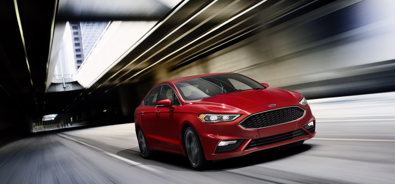sedan, Ford Fusion V6 Sport, 8K, red