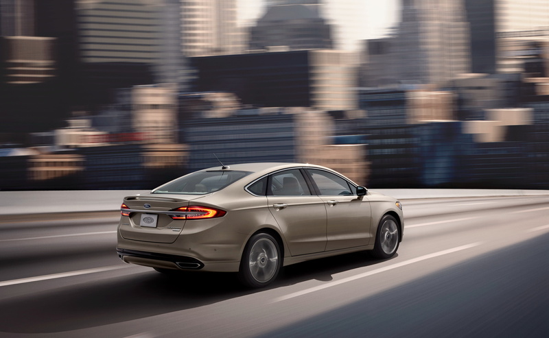 Ford Fusion platinum, sedan, 4K