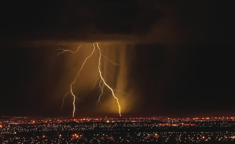 photography, electricity, warning sign, 1080P, lightning, clouds, beauty in nature, power, night, sign, power in nature, ominous, lights, forked lightning