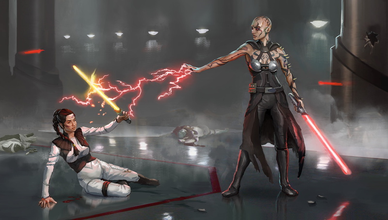 star wars, women, power, standing, sword, futuristic, men, technology, fantasy, full length, jack, illuminated, night, war, females, warrior, digital composite