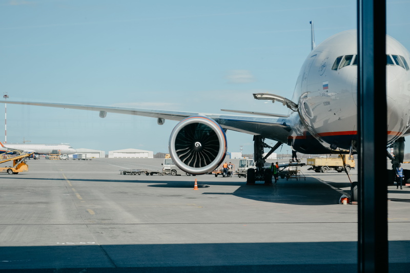 public transportation, public, airport, day, clear sky, air vehicle, airliner, 4K, view, passenger, mode of transportation, arrival, airport runway, russia