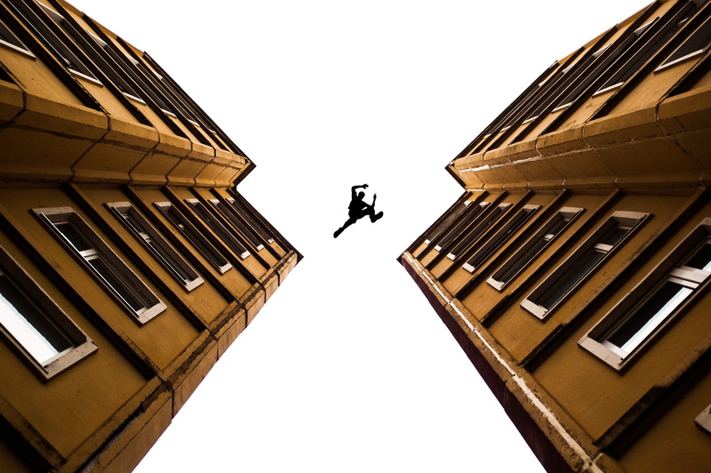 Parkour, building, 2K
