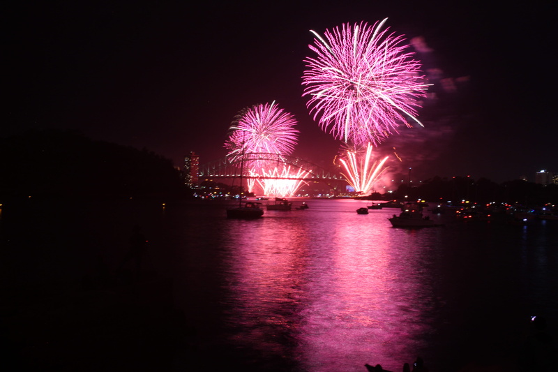 sydney, firework - man made object, river, no people, 5K, outdoors, celebration, nye, motion, building exterior, light, arts culture and entertainment