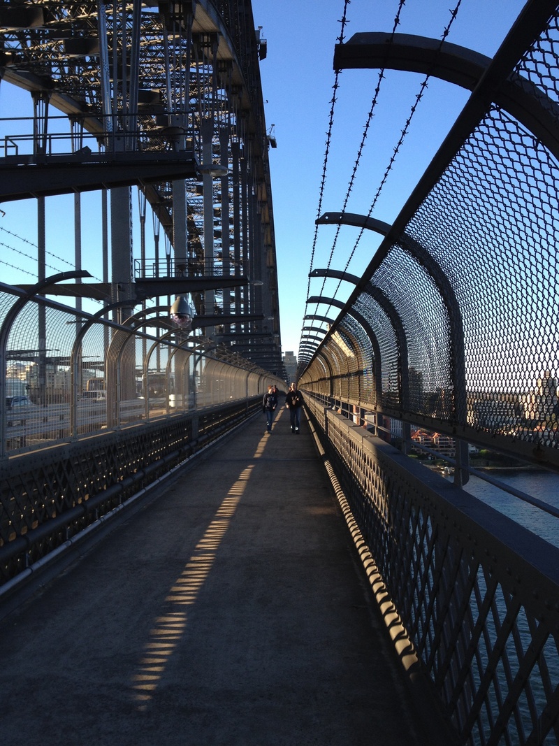 architecture, engineering, sydney, transportation, metal, built structure, city, building exterior, long, bridge - man made structure, diminishing perspective
