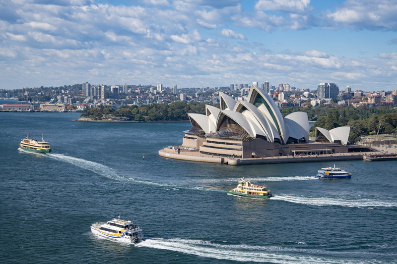 office building exterior, transportation system, ocean, house, cityscape, nautical vessel, aerial view, water, day, nature, outdoors, yacht, building exterior