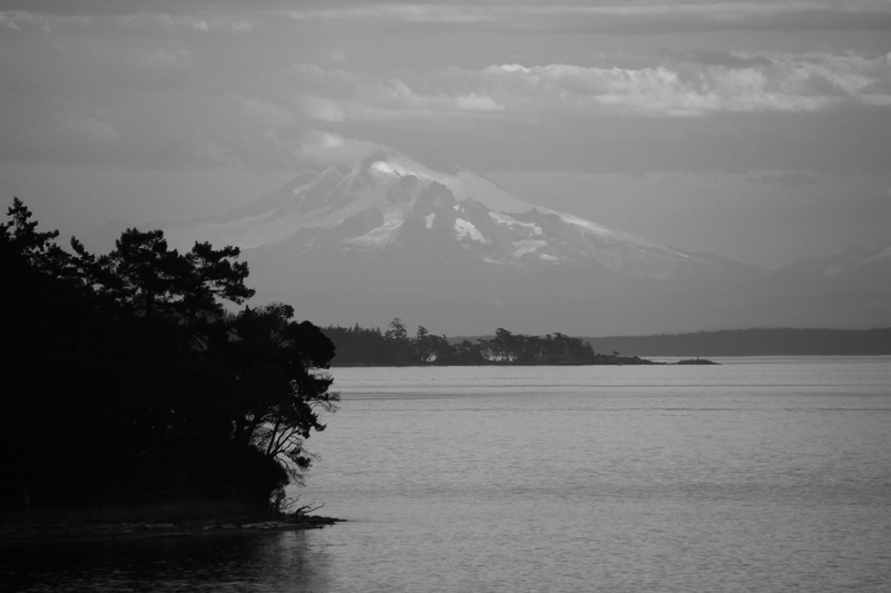 canada, nature, mt baker, mountain, landscape, swartz bay terminal, clouds, environment, waterfront, plant, no people, cloud - sky, island, outdoors, ocean