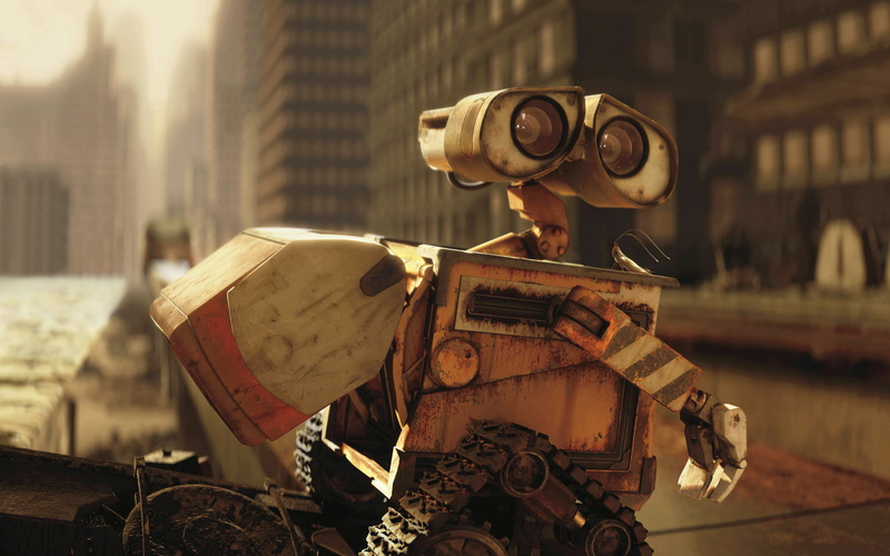 Pixar Animation Studios, animated movies, robot, WALL·E, 2K