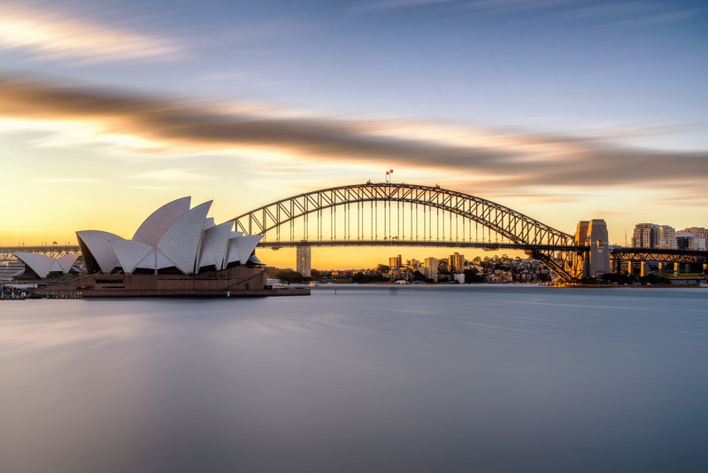 town, sky, connection, travel destinations, bay, australia, built structure, sydney, outdoors, urban, arched, daytime, cityscape, no people, downtown, arch