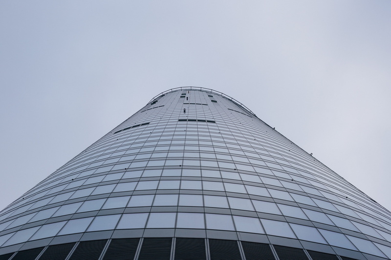 building, offices, 5K, buliding, glass - material, low angle view, apartament, windows, minimalism, office, tallest buliding, sky tower, wall, street