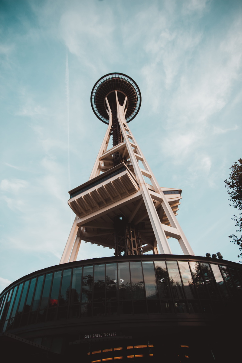 metal, tall, tourism, tall - high, city, travel destinations, sky, 5K, tower, buliding, cloud - sky, no people, building exterior, outdoors, architecture