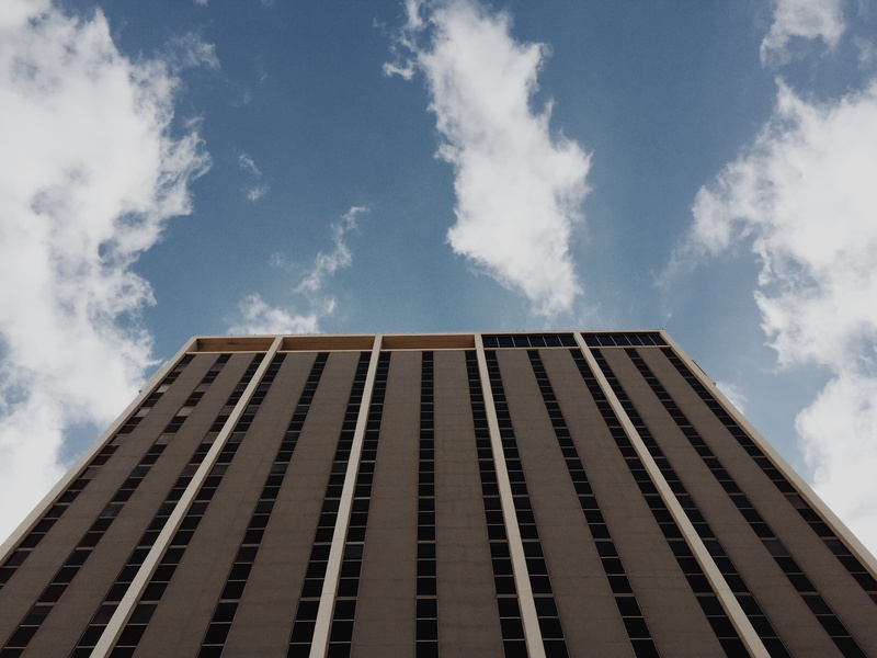 building, height, sunlight, houston, low angle view, office building exterior, modern, cloud - sky, city, window, building exterior, skyscraper, residential district