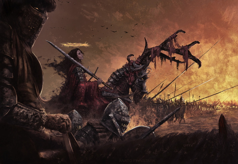 Lance, Sword, Knight, Woman Warrior, Warrior, Joan of Arc, Fantasy, Armor, Army, Crown, 2K, Deer