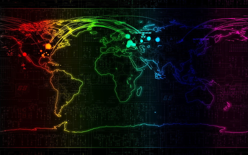 defcon, rainbows, 720P, circuits, game, nuclear