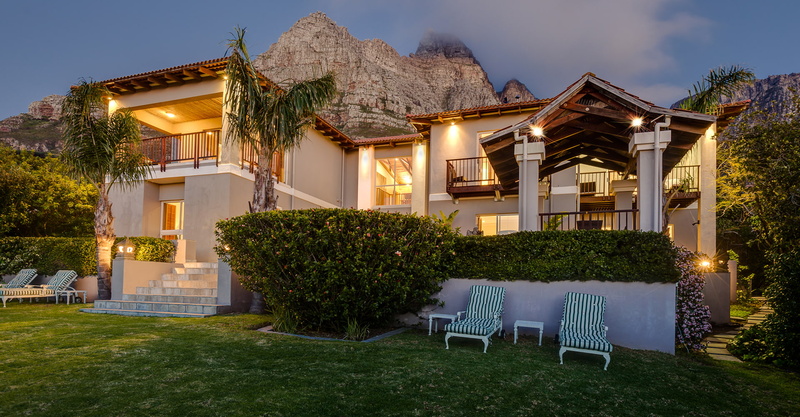house, Cape Town, mountains, grass, 1080P
