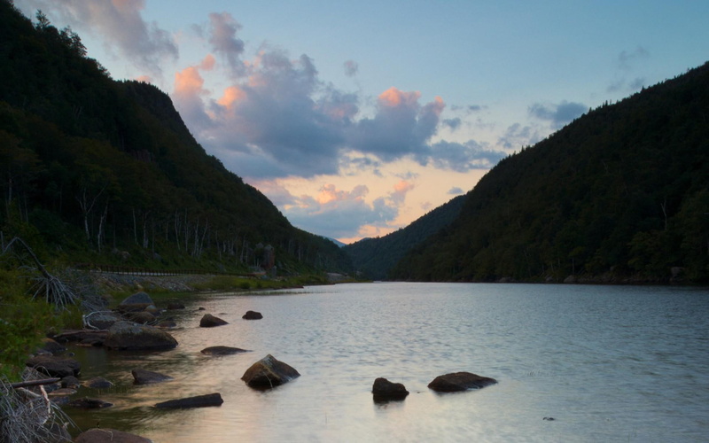 photography, new york, near, covred, mountain, mountains, river, nature, 1080P, water, 1920x1200, body, adirondack, grass