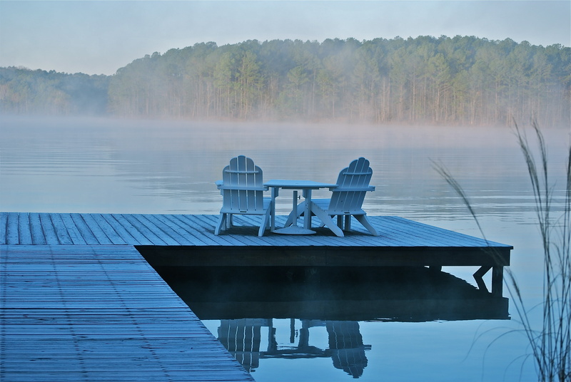near, nature, white, wood - Material, vacation, scenics - nature, sunlight, fog, beauty in nature, happy, chairs, relax, sky, sun, umbrella, no people