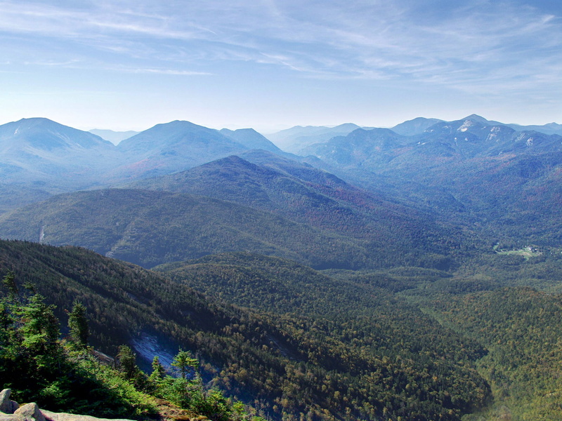 remote, 1080P, green color, land, mountain, Adirondacks, nature, day, scenics, cloud - sky, landscape, Hiking, mountain Peak, mountain Range, environment