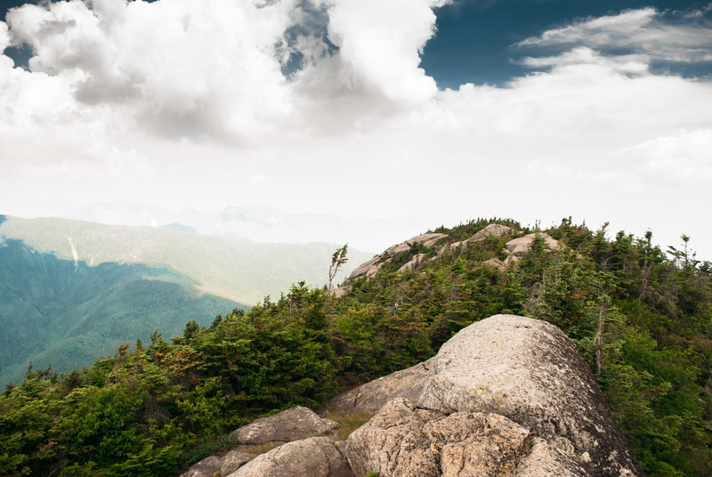 adirondack, dix mountain, plant, solid, forest, rock, clouds, non-urban scene, green color, tranquil scene, united states, no people, mountain, outdoors