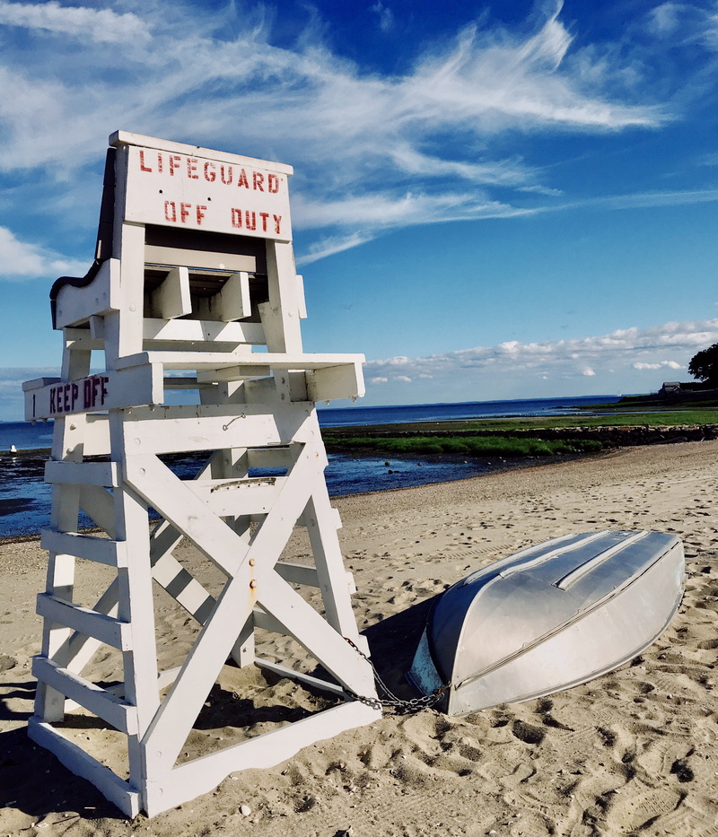 sand, communication, capital letter, water, sign, outdoors, united states, western script, connecticut, 2K, cloud - sky, lifeguard, westport, land, no people