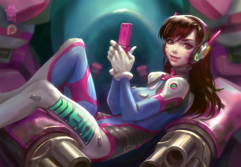 720P, Overwatch Anniversary, D.Va (Overwatch)