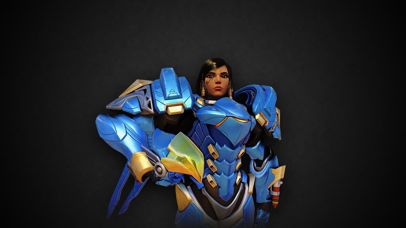 video games, Overwatch, digital art, 1080P, Pharah (Overwatch)