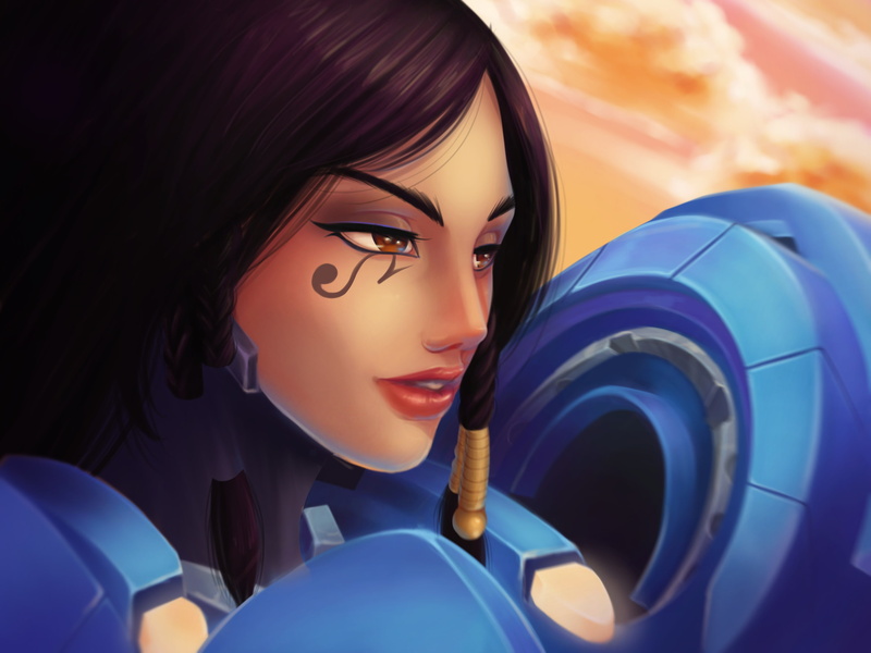 Pharah (Overwatch), Overwatch, Blizzard Entertainment, 2K