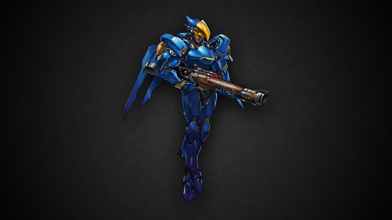 Pharah (Overwatch), Overwatch, digital art, video games, 1080P