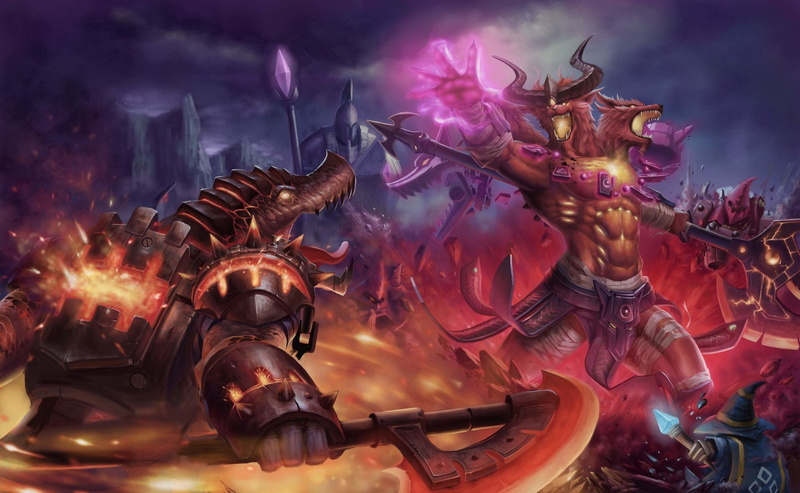 Video Game, League Of Legends, Nasus (League Of Legends), Renekton (League Of Legends), 1080P