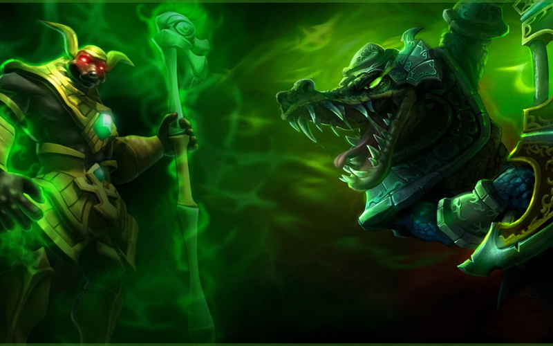 720P, Nasus (League Of Legends), Video Game, League Of Legends, Renekton (League Of Legends)