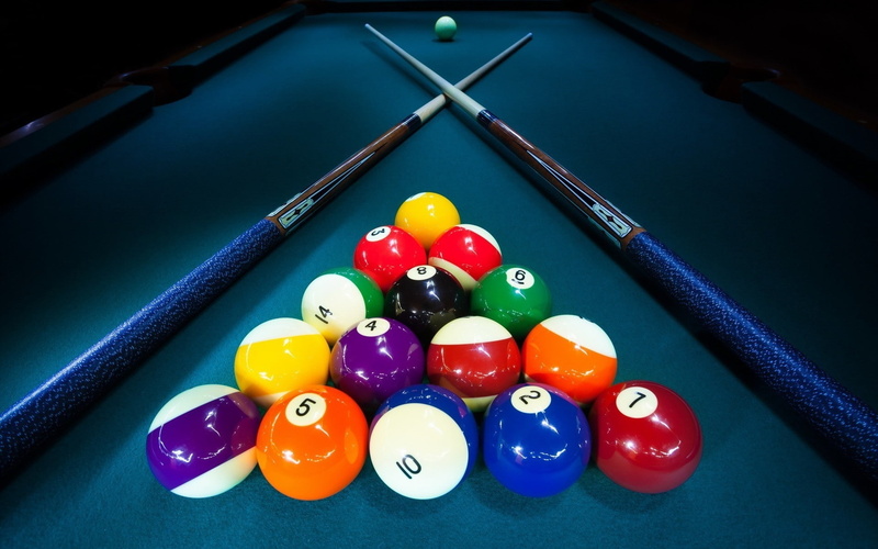 table, balls, game, billiard, 1080P, billiards