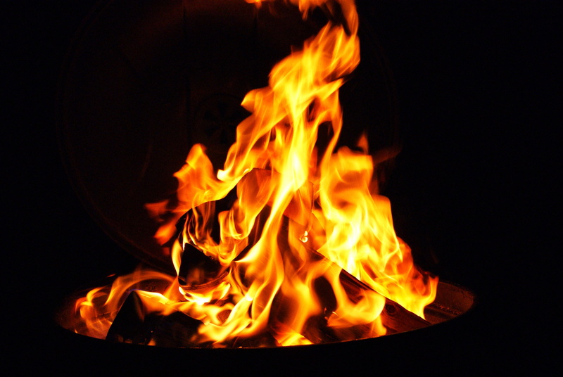 nature, bbq, wood - material, cut out, firepit, sign, warning sign, heat - temperature, fire, glow, inferno, wood, flames, heat, bonfire, campfire, orange color