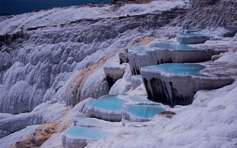 city, denizli, nature, beauty in nature, frozen, outdoors, power in nature, glacier, water, 1080P, rocks, winter, tranquility, ice, photography