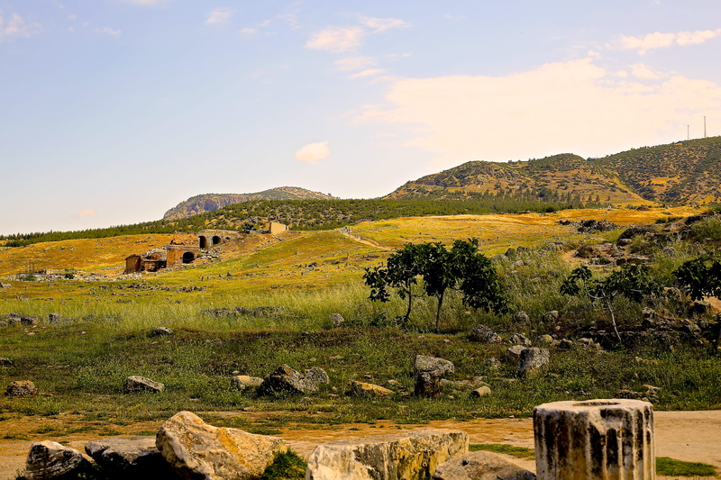 mountain, heritage site, rock, mountains, day, sky, nature, tranquility, plant, land, serene, plains, cloud - sky, beauty in nature, 5K, ruin, outdoors