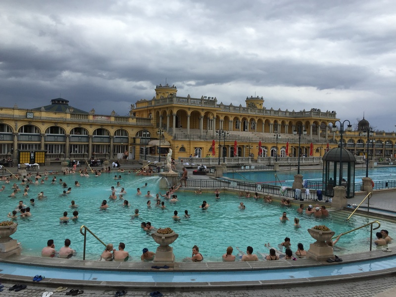 men, travel destinations, city, thermal, group of people, people, luxury, hungary, szechenyi spa, nature, architectural column, 2K, health, medicinal