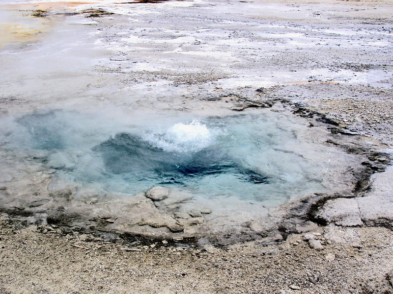 scenics - nature, hot pool, colorful, fumes, travel destinations, beauty in nature, liquid, volcanic crater, 2K, water, yellowstone national park, heat - temperature