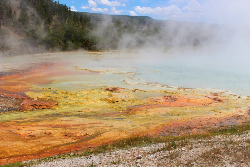 physical geography, heat - temperature, hot spring, scenics - nature, day, outdoors, smoke - physical structure, emitting, power in nature, no people, 5K
