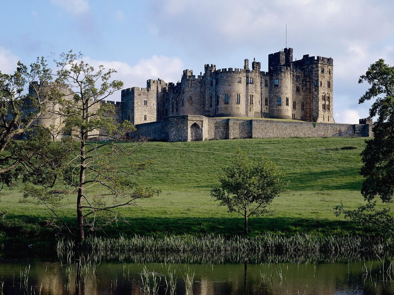 engl, castle, 3d and abstract, england, northumberland, northumberl, 1080P