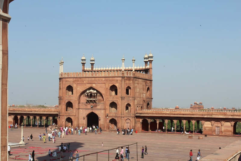 nature, india, travel, palace, sandstone, heritage, city, arch, history, group of people, mosque, 2K, monument, islam, landmark, building exterior, architecture