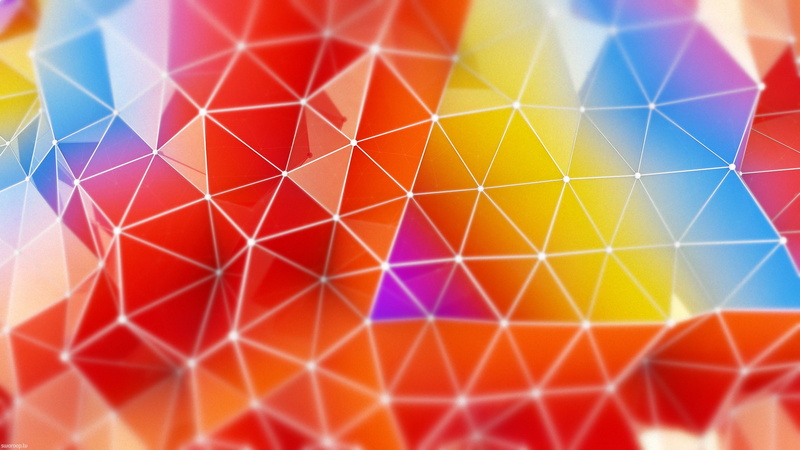 Render, Abstract, Triangle, Colors, 2K