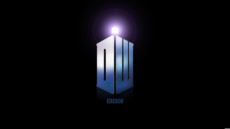 logo, dr who, hd, dw, 1080P, blue, black, doctor, bbc, doctor who