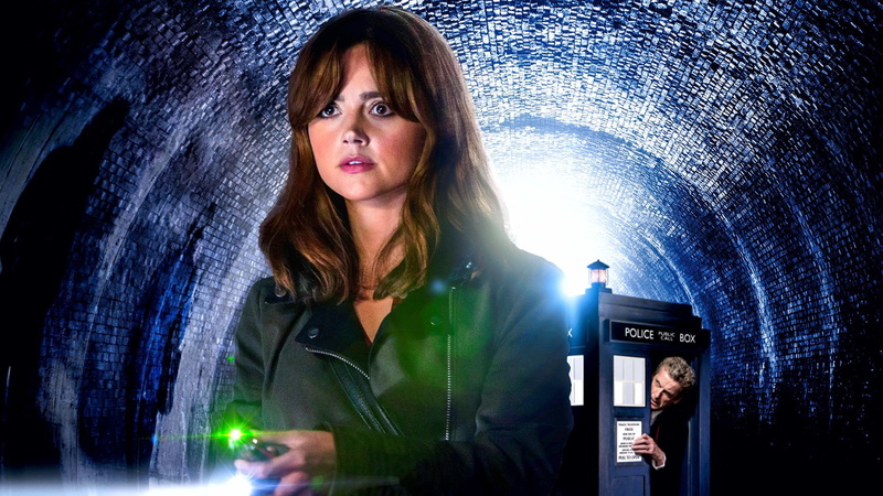 Peter Capaldi, Doctor Who, Jenna Coleman, Tardis, Clara Oswald, TV Show, 1080P