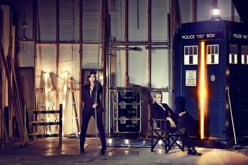 1080P, The Doctor, TARDIS, Peter Capaldi, Jenna Louise Coleman, Doctor Who