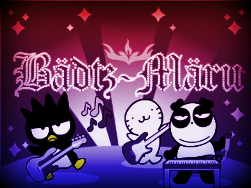 hello, maru, friends, badtz, hd, kitty, 480P, art, hello kitty and friends, anime, badtz maru and friends, band, badtz maru, reichiinya