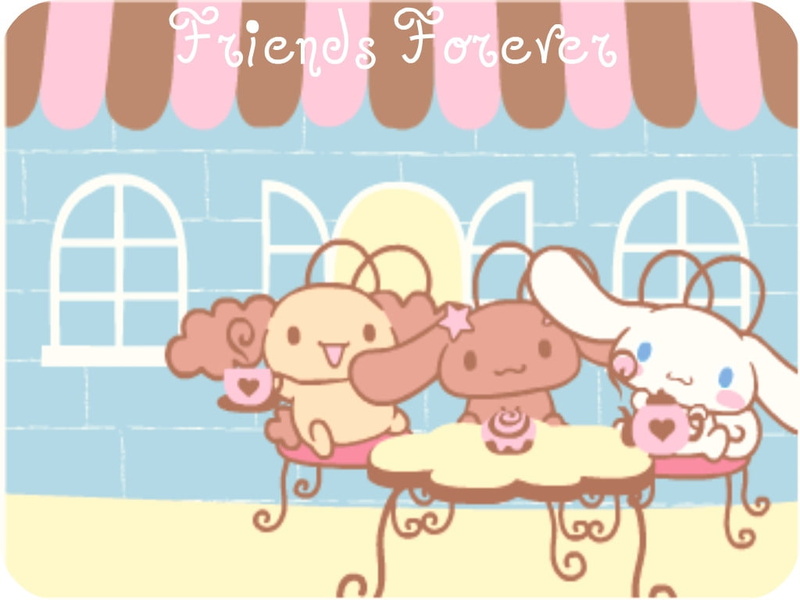 cinamaroll and friends, reichiinya, art, amis, hello kitty and friends, friends, cafe, hd, des, anime, kitty, hello, 480P, cinamaroll