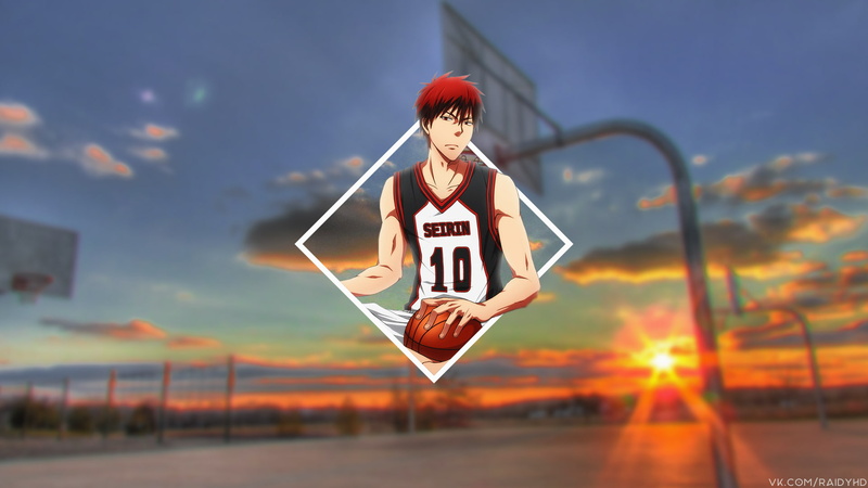 young adult, road, arms raised, child, sunset, cloud - sky, communication, childhood, full length, front view, picture-in-picture, Kuroko no Basket, Kagami Taiga