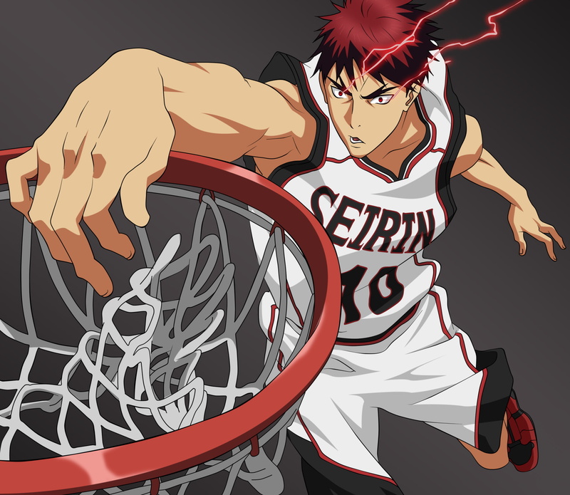 1080P, Anime, Taiga Kagami, Kurokos Basketball