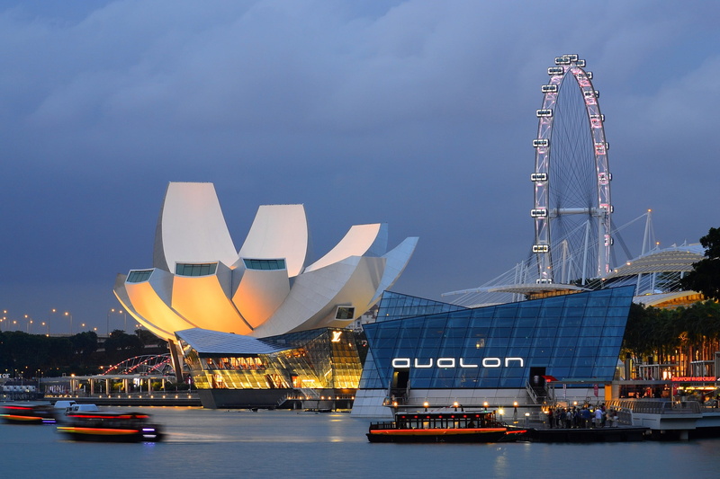 ferris, s, waterfront, building, Marina Bay, boats, city, Best s, architecture, wheel, 1080P, SANDS, marina, bay, quolon