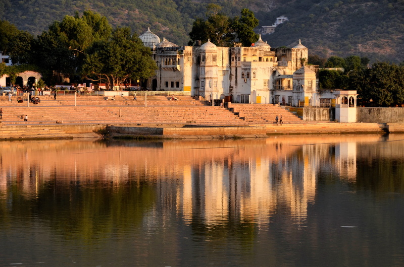tree, India, outdoors, Historical, plant, architectural column, nature, archaeology, built structure, architecture, tourism, day, Lake, building exterior